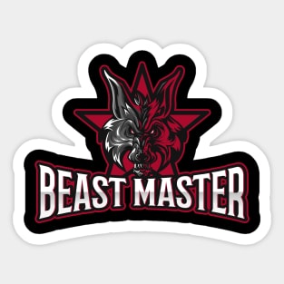 Cool DnD Beast Master Ranger Wolf - RPG Gamer Gifts Sticker